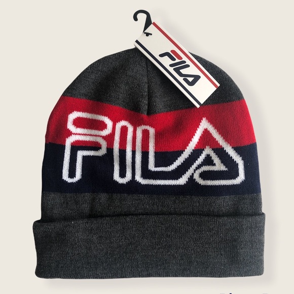 FILA FOLDED BEANIE (OS) 🍂 - Picture 1 of 5